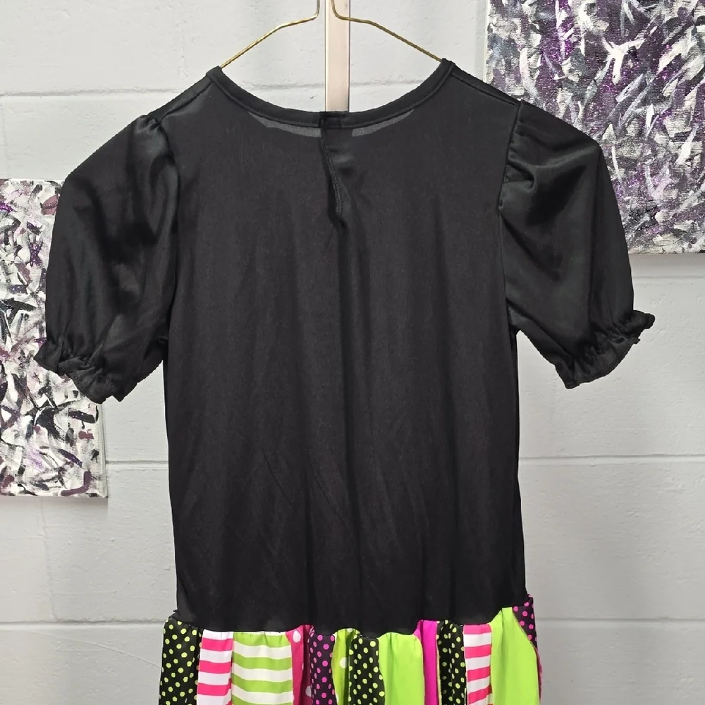 Spirit Black and Pink Skeleton Dress for Kids